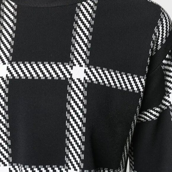 Stella McCartney Windowpane Check Print Sweatshirt ASO Emily in Paris - Picture 7 of 16